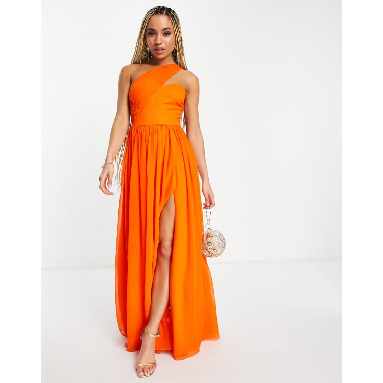 Maxi 2025 orange dress