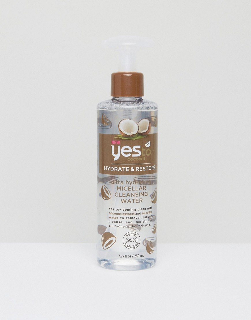 Yes To Coconut – Hydrating Micellar Cleansing Water rengöringsvatten - 230 ml-Ingen färg