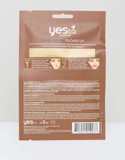 Yes To – Coconut – Lippenmasken-Set in 2 Schritten, 3 von 4