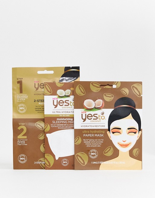 Yes To Coconut Mask bundle
