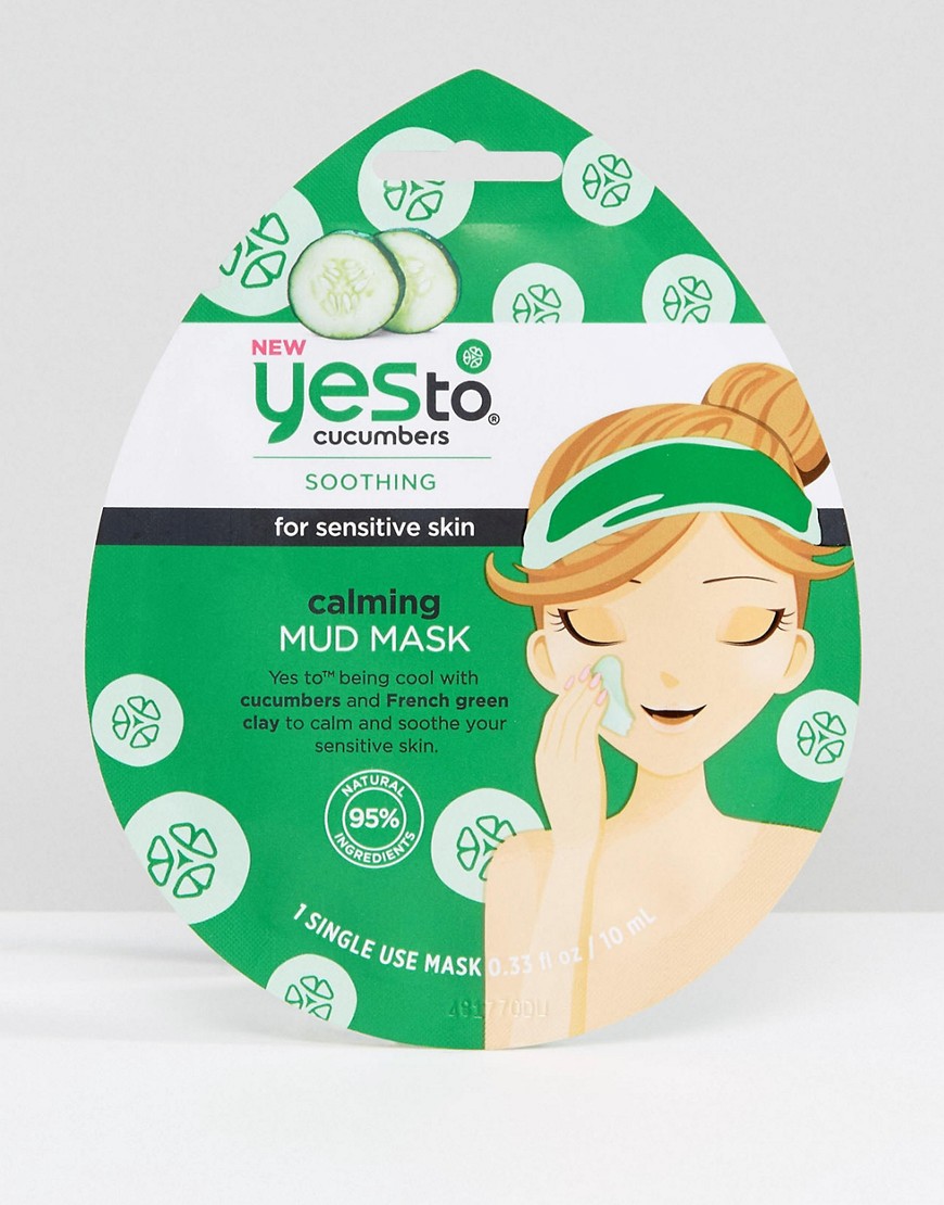 Yes To Cucumber Soothing & Calming Mud Mask-No Colour