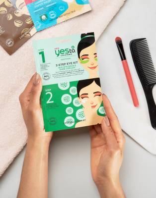 Yes To Cucumbers 2-Step Eye Mask Kit-No Colour