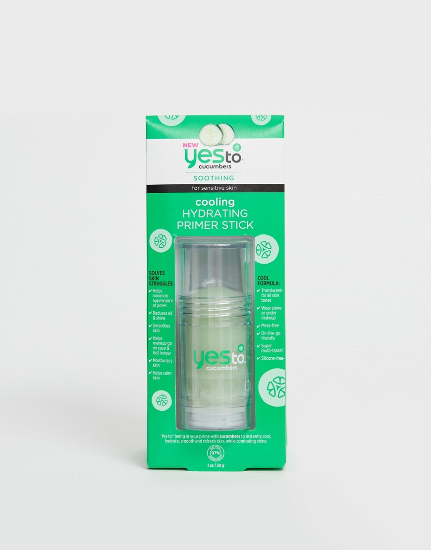 Yes to Cucumbers Cooling Hydrating Primer Stick 1 fl oz-No color