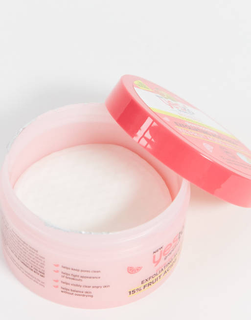 Yes to Grapefruit - Disques gommants rehausseurs d'éclat 15% acides de fruits, 3 de 4