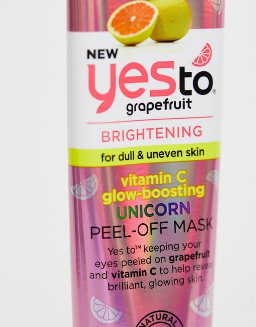 Yes To Grapefruit Vitamin C Glow Boosting Unicorn Peel-Off Mask Tube, 3 of 4