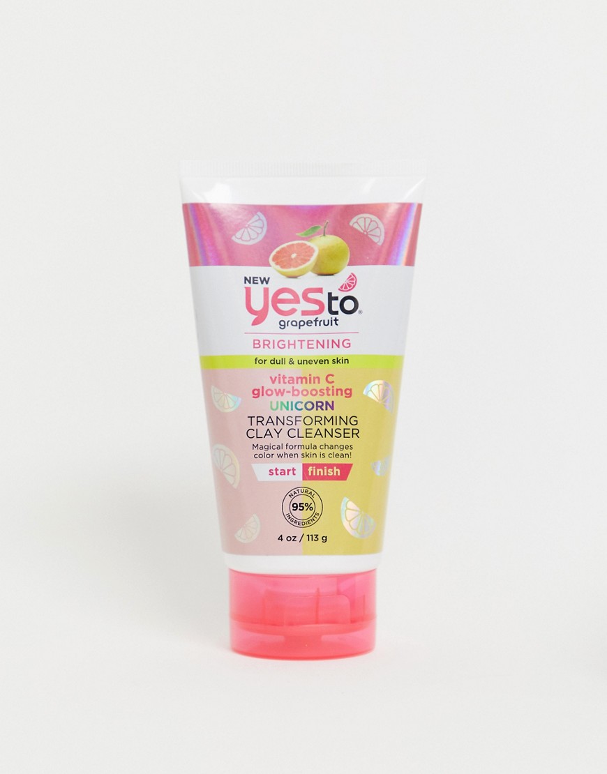 Yes To Grapefruit Vitamin C Glow Boosting Unicorn Transforming Clay Cleanser – Ansiktrengöring-Ingen färg