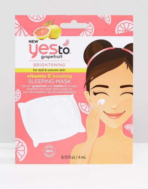 Yes To -  Maschera da notte illuminate al pompelmo con vitamina C