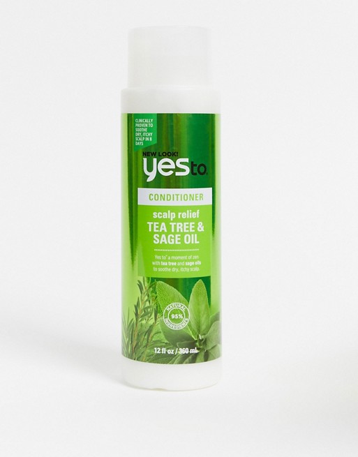 Yes To Naturals Tea Tree Scalp Relief Conditioner 360ml