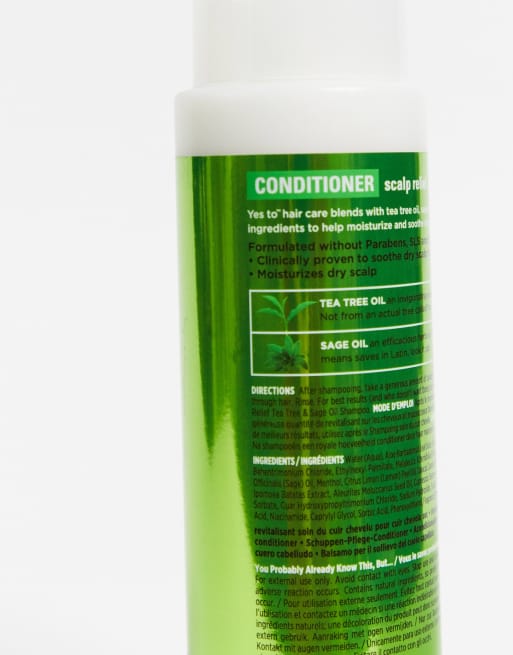 Yes To Naturals - Tea Tree Scalp Relief Conditioner 360ml, 3 af 4