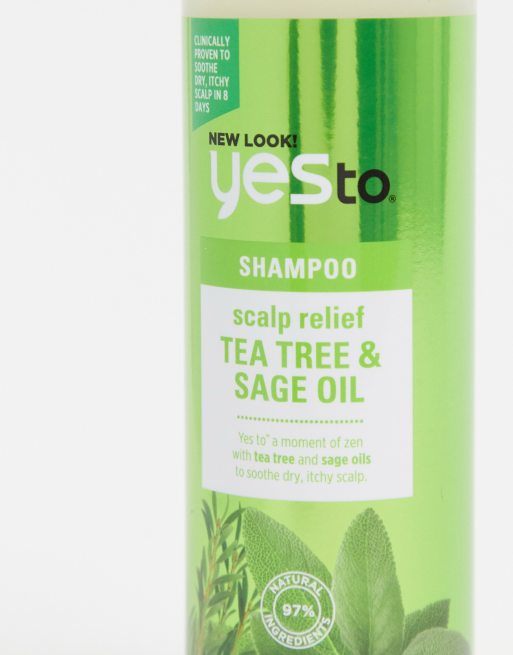 Yes To – Naturals Tea Tree – Scalp Relief hårschampo 360ml, 2 av 4