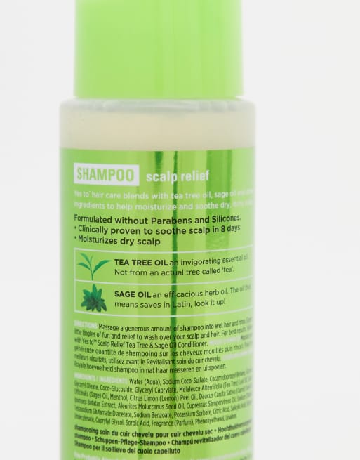 Yes To – Naturals Tea Tree – Scalp Relief hårschampo 360ml, 3 av 4