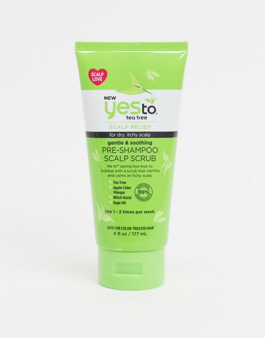 Yes to Tea Tree Gentle & Soothing Pre-Shampoo Scalp Scrub-No Colour