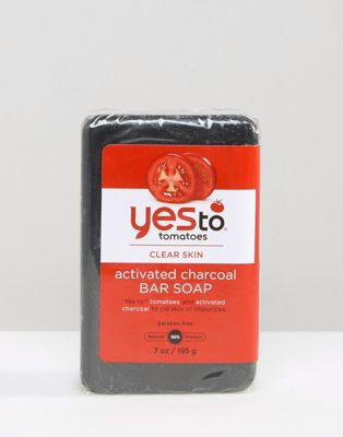 Yes To Tomatoes Activated Charcoal Bar Soap 195g
