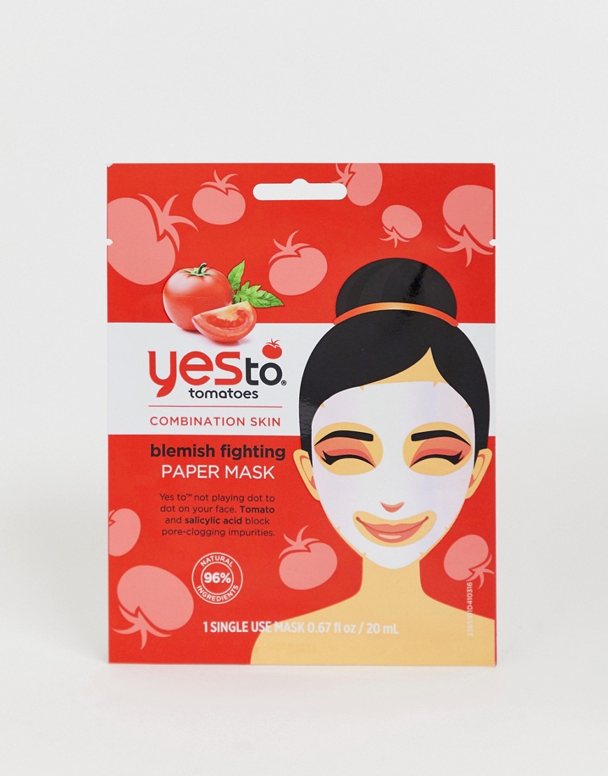 Yes To Tomatoes Blemish Fighting sheet Mask-No Colour