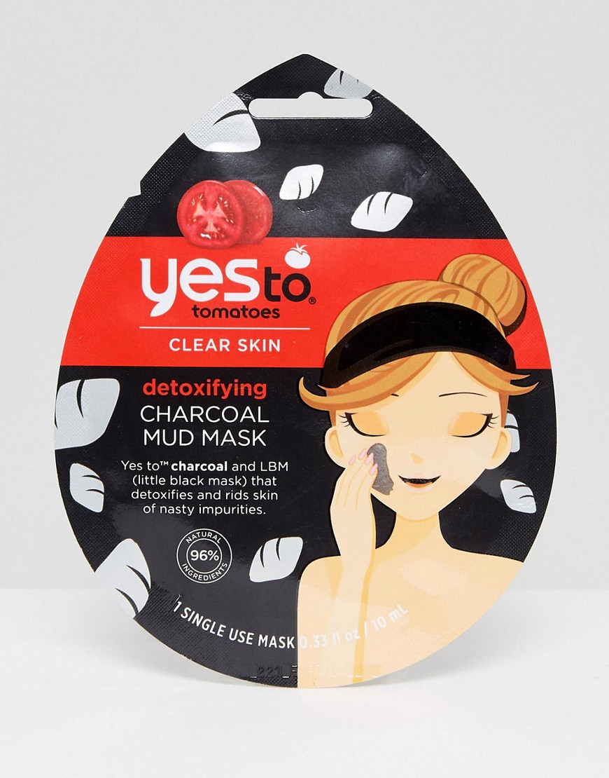 Yes To Tomatoes Charcoal Detoxifying Mud Mask-No Colour
