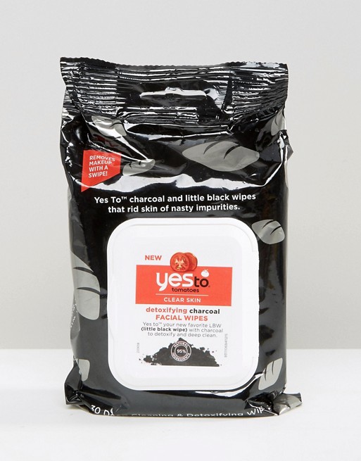 Yes To Tomatoes Charcoal Detoxifying Wipes x 30