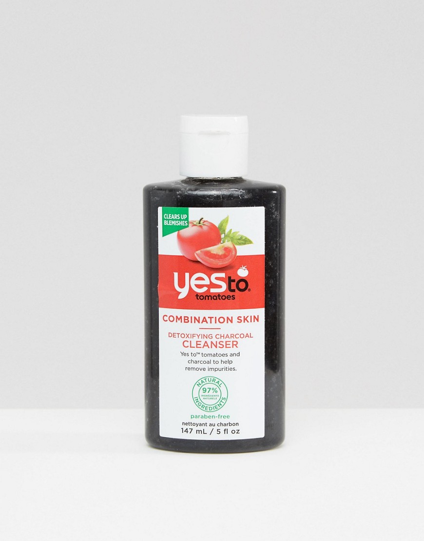 Yes To Tomatoes Detoxifying Charcoal Cleanser 147ml-No Colour