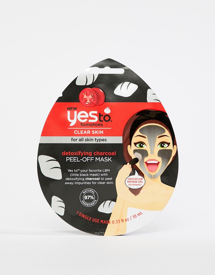 Yes to Tomatoes - Maschera peel-off al carbone purificante monouso-Nessun colore