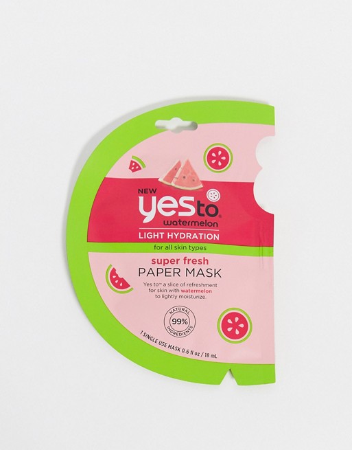 Yes to Watermelon Super Fresh Paper Mask