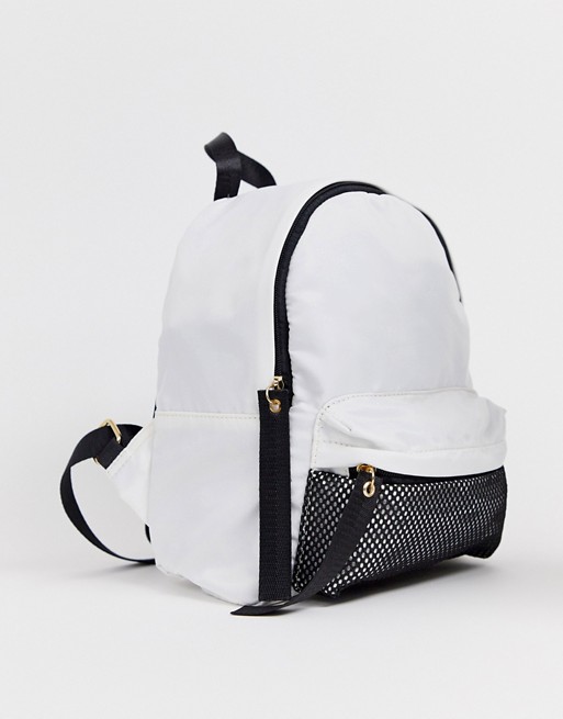 Yoki Fashion monochome backpack