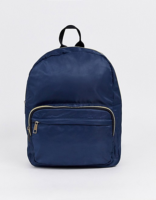 Yoki Fashion zip pocket backpack