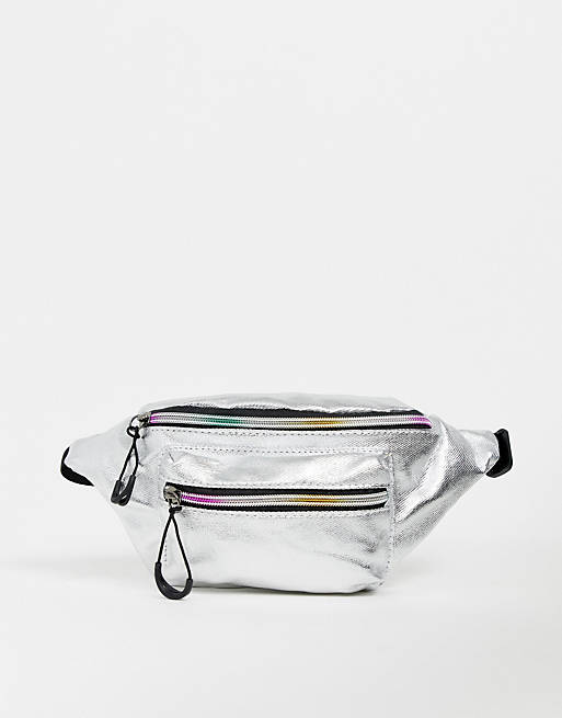 Yoki Silver Bum Bag | ASOS