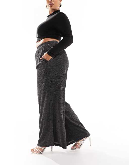 Glitter trousers sales