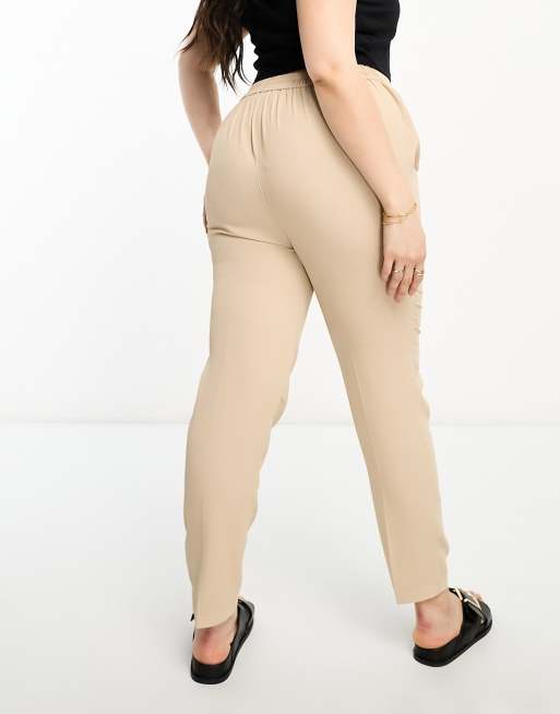 Stone High Waisted Tapered Pants