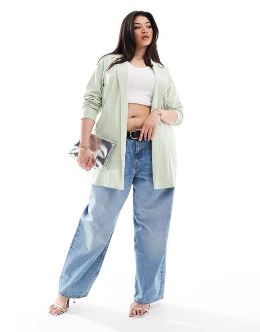 Yours – Blazer in Salbeigrün 