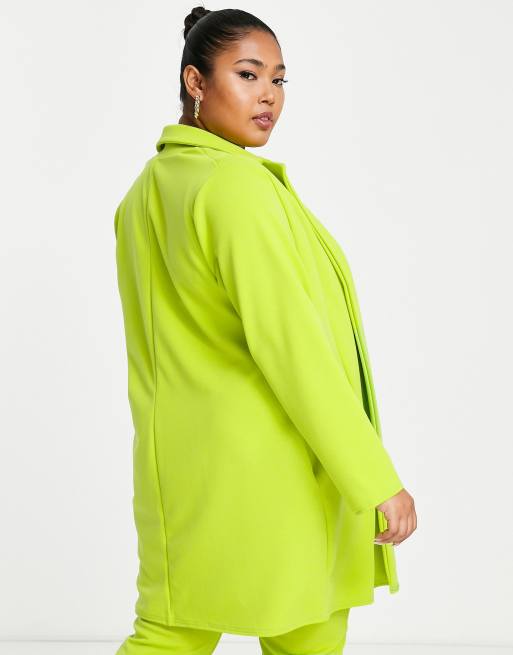 Green 2025 boyfriend coat