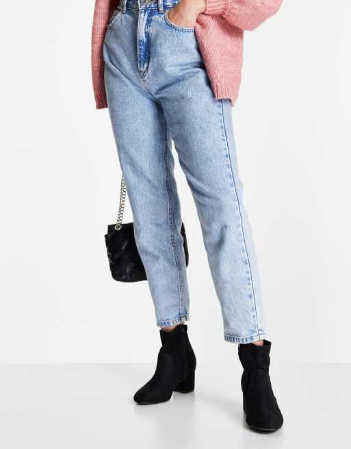 Yours - Brede pasvorm - Sock boots met stretch en hak in zwart, 4 van 4
