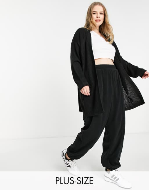 Yours - Cardigan i sort