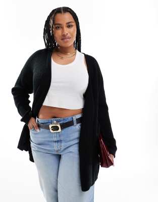 Yours Cardigan In Black