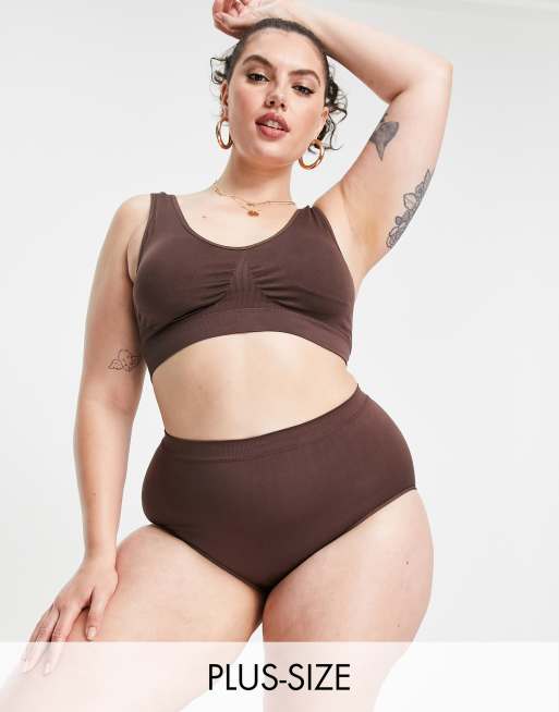 Yours - Chokoladebrune sømløse briefs