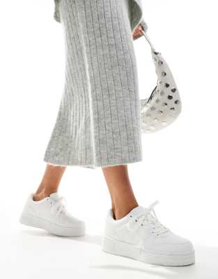 Yours Chunky Sneakers In White