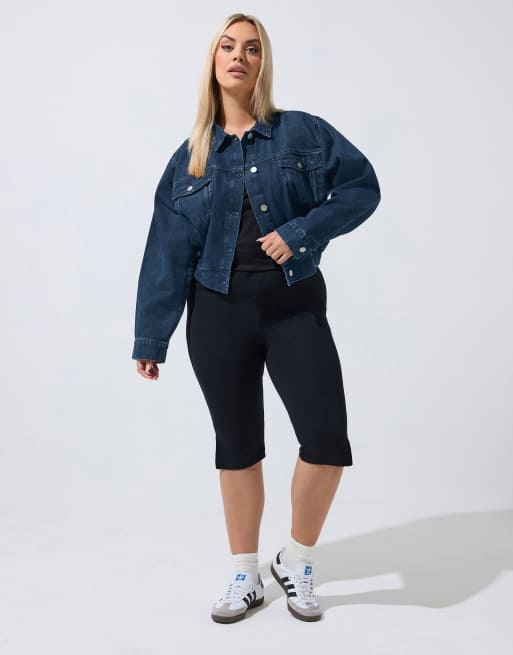 Yours Clothing Denim jacket in blue, 2 of 4