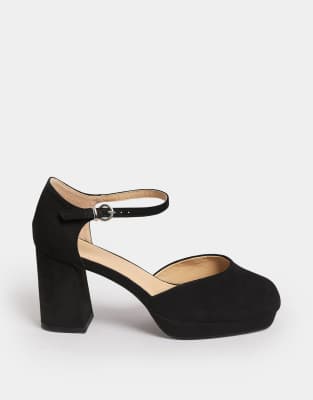  Platform court shoes in wide e & extra wide eee fit 