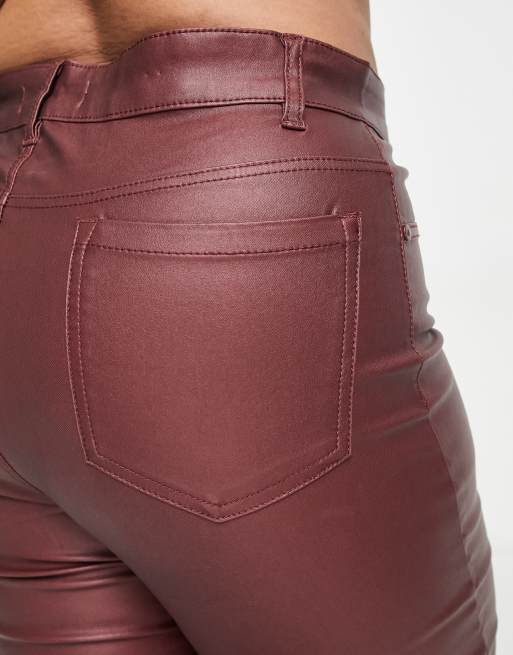 Burgundy cheap skinny jean