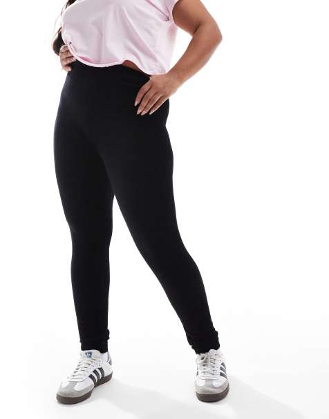 Yours corduroy leggings in black - view 1