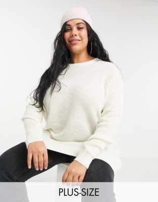 cream crew neck jumper