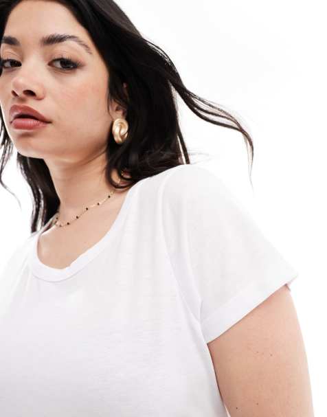 Yours crew neck t-shirt in white - view 1