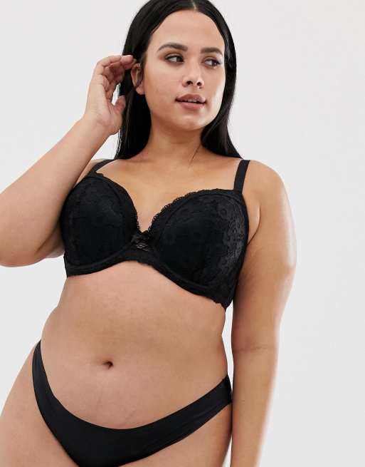 Yours - Daisy - Reggiseno scollo profondo in pizzo