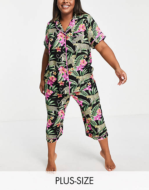 Yours Exclusive pyjama set in floral