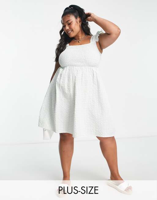 Plus size clearance white dress torrid