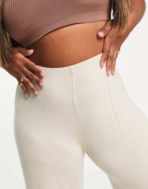 Yours – Hose in Steingrau mit weitem Bein und Seitenschlitz, 4 von 4