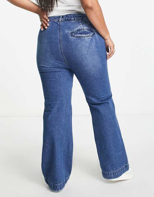 Jeans a hot sale fondo ampio