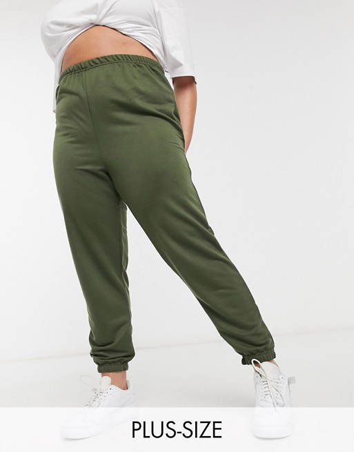 Yours joggers co-ord in forest green
