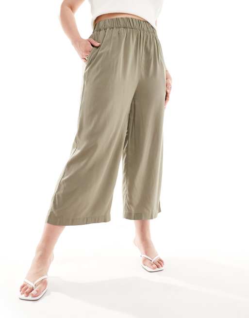 Yours - Jupe-culotte large - Vert