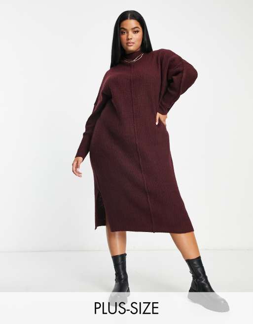 Maroon 2024 jumper dress