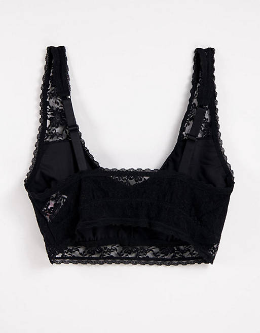 Yours lace bralette in black